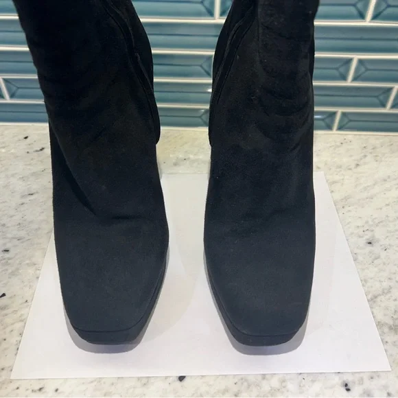 Miu Miu rhinestone studded platform booties - Picture 3 of 7